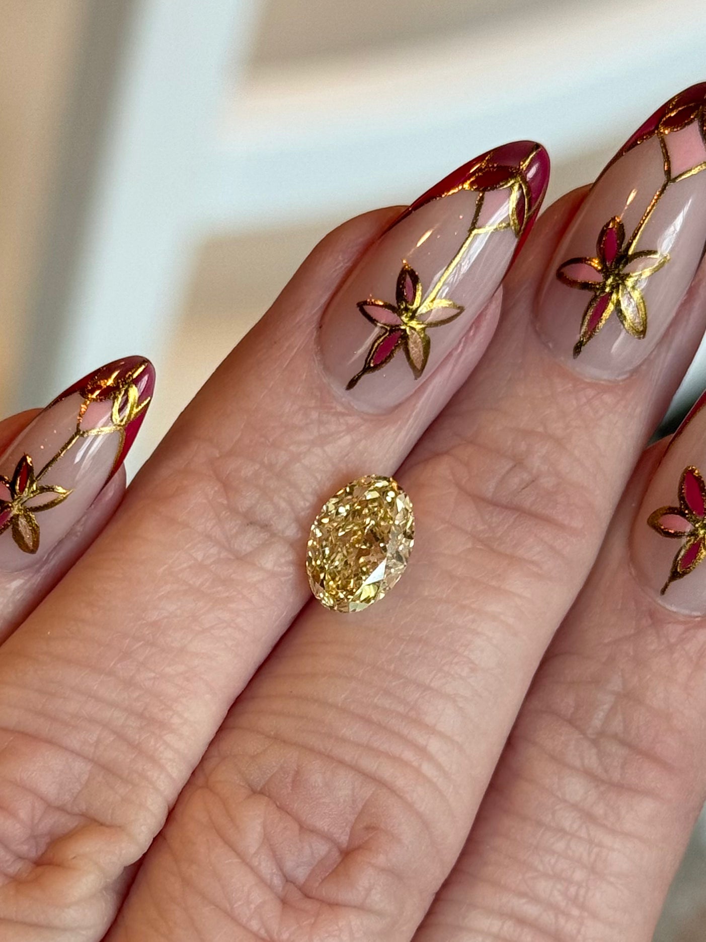 2.10 Heritage Lab Fancy Intense Yellow Oval